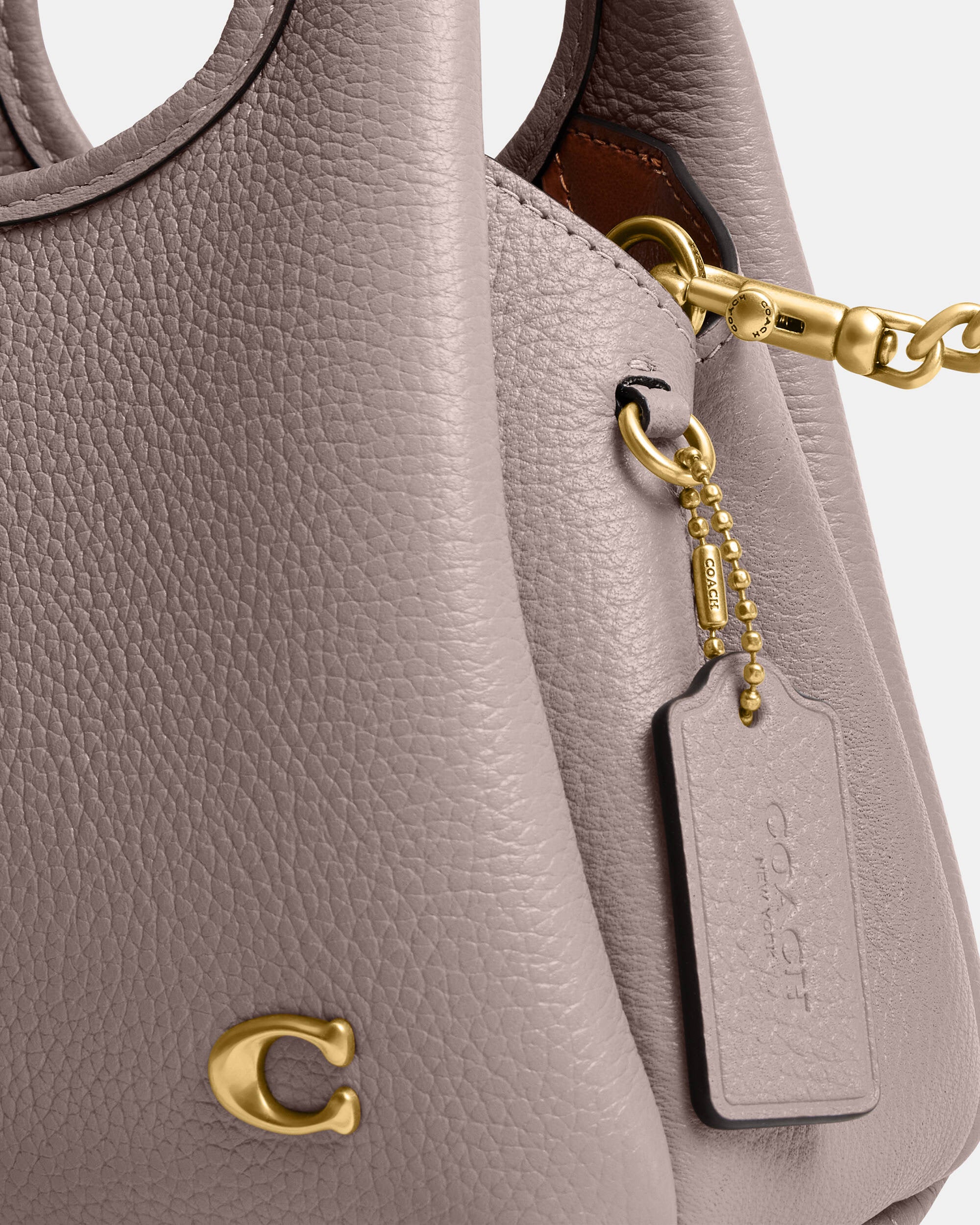 Lana Shoulder Bag 19 Brass/Ash