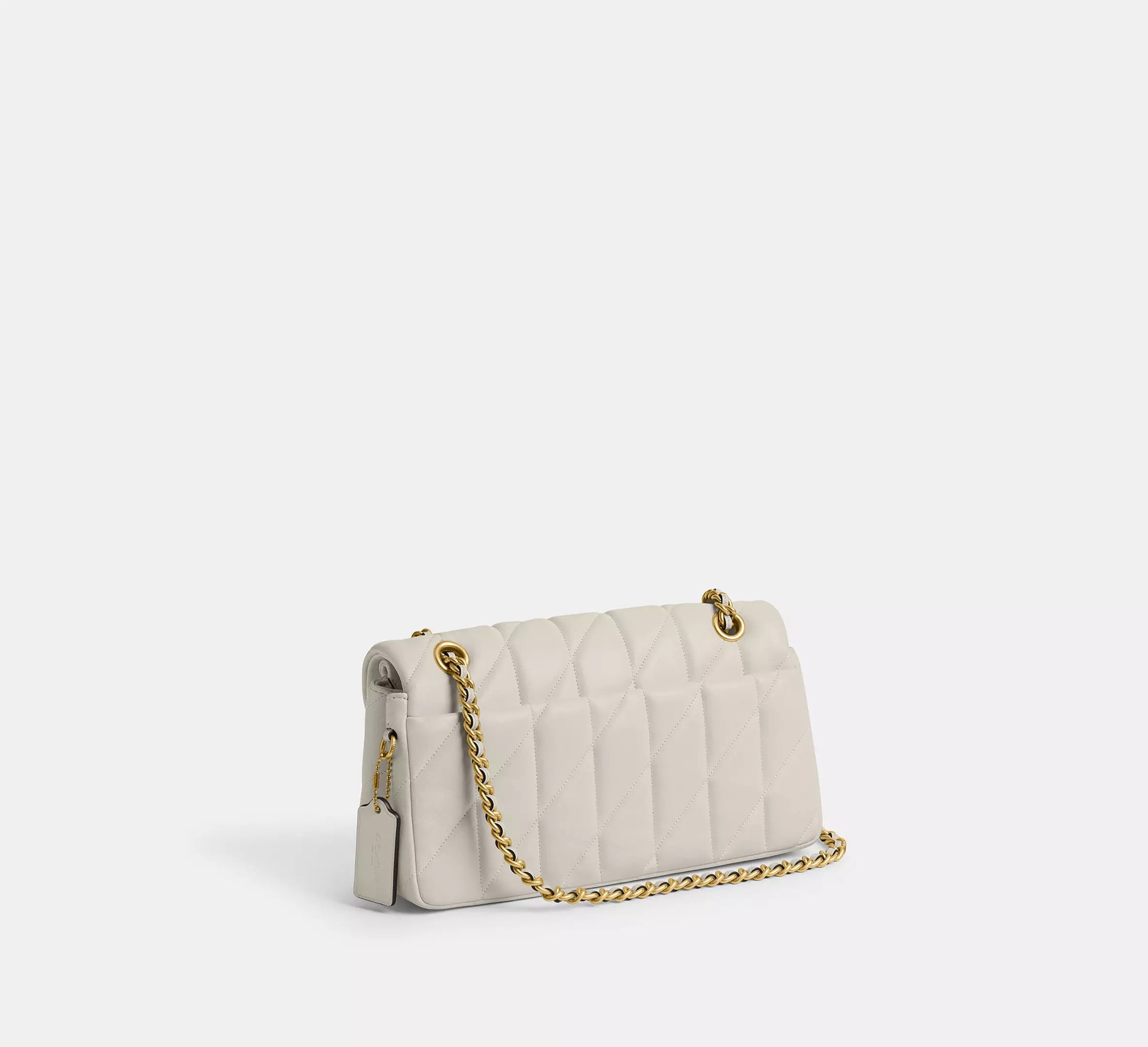 Tabby Shoulder Bag 26 With Pillow Quilting white
