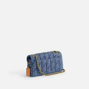 Tabby Shoulder Bag 26 With Pillow Quilting Denim