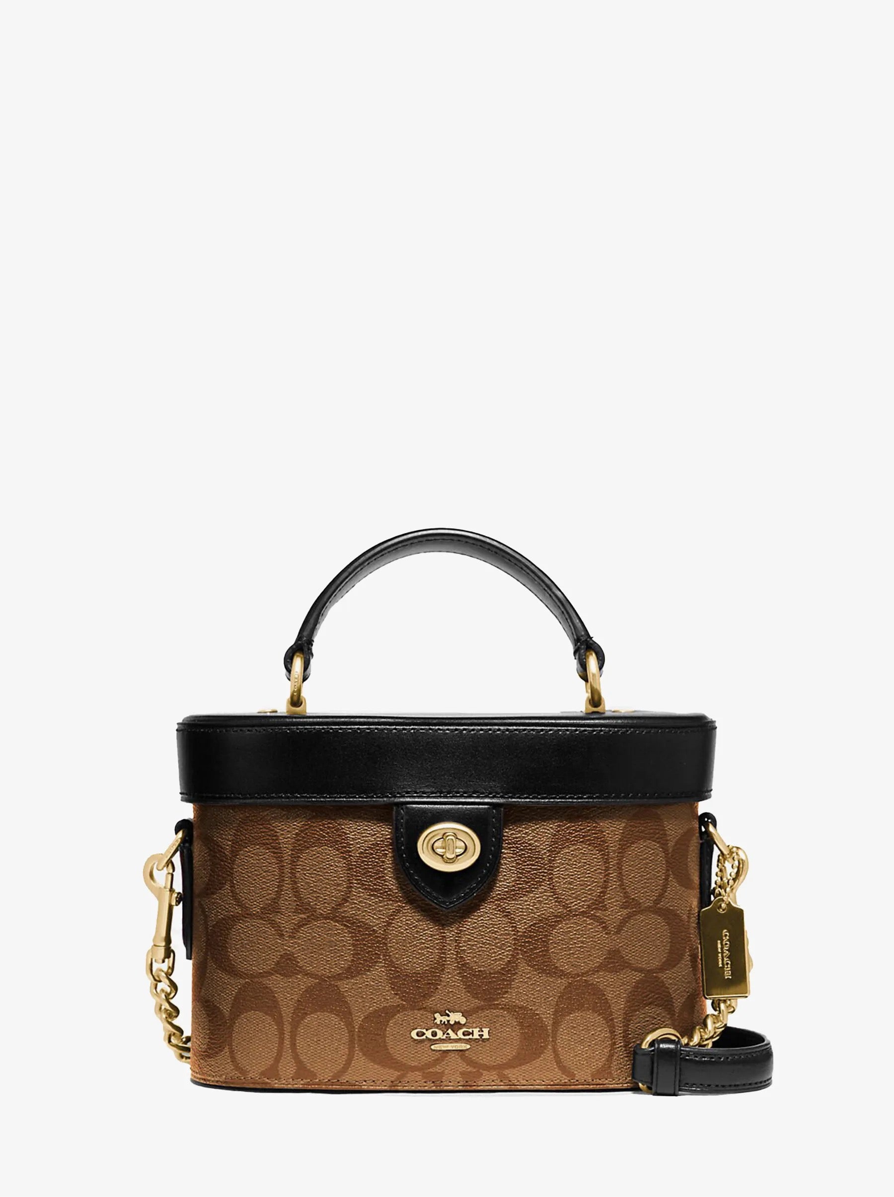 Kay Crossbody Bag in Signature Canvas Tan Brown