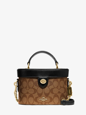 Kay Crossbody Bag in Signature Canvas Tan Brown