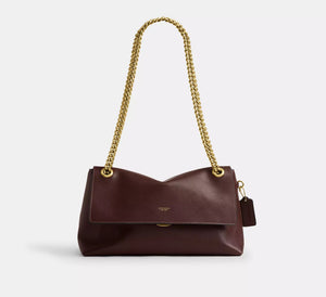Chelsea Shoulder Bag 30 With Chain Brass/Maple