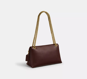 Chelsea Shoulder Bag 30 With Chain Brass/Maple