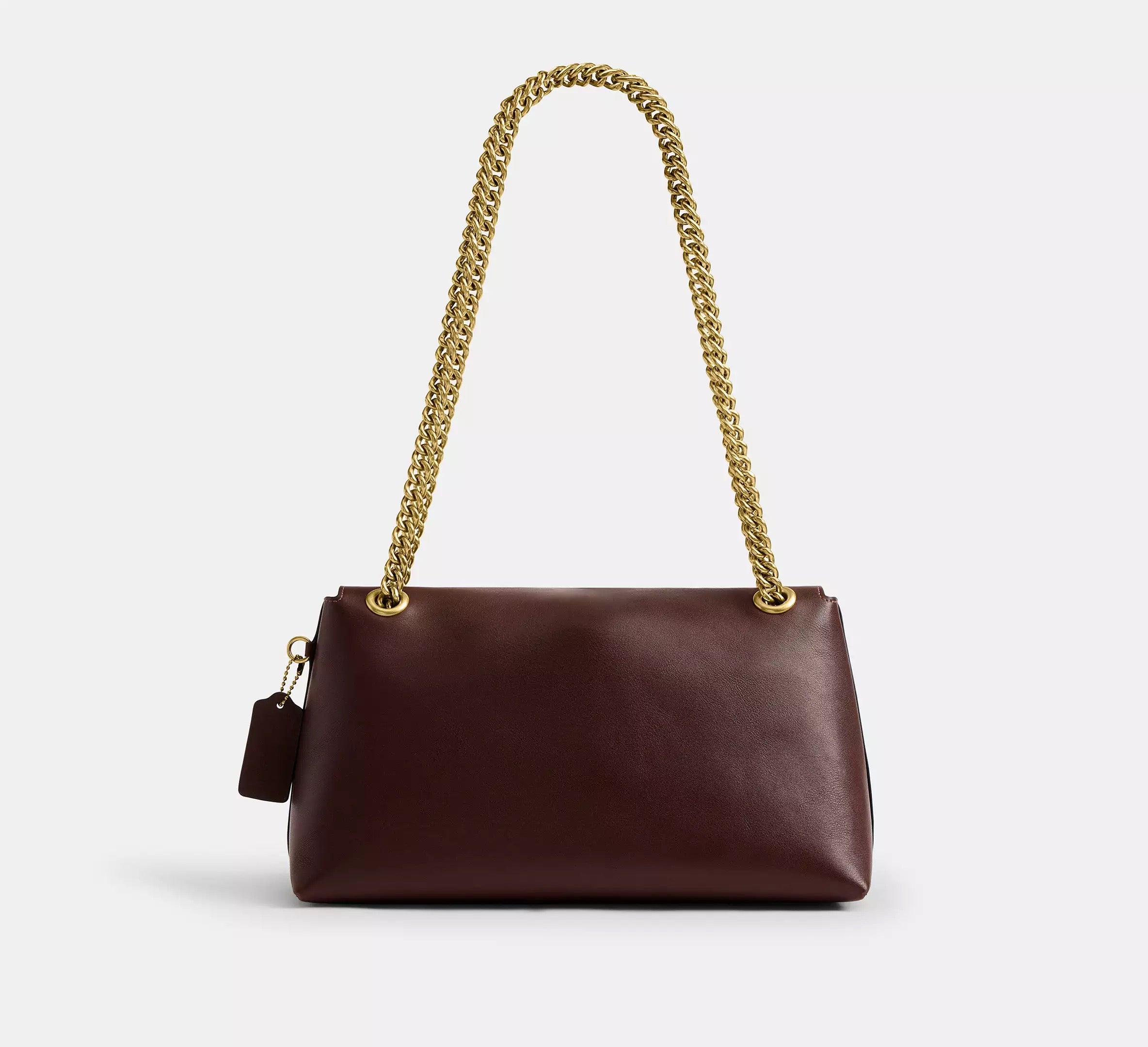 Chelsea Shoulder Bag 30 With Chain Brass/Maple