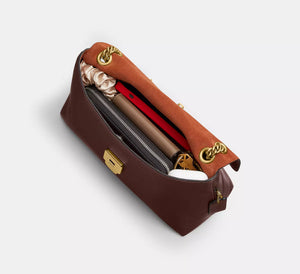 Chelsea Shoulder Bag 30 With Chain Brass/Maple