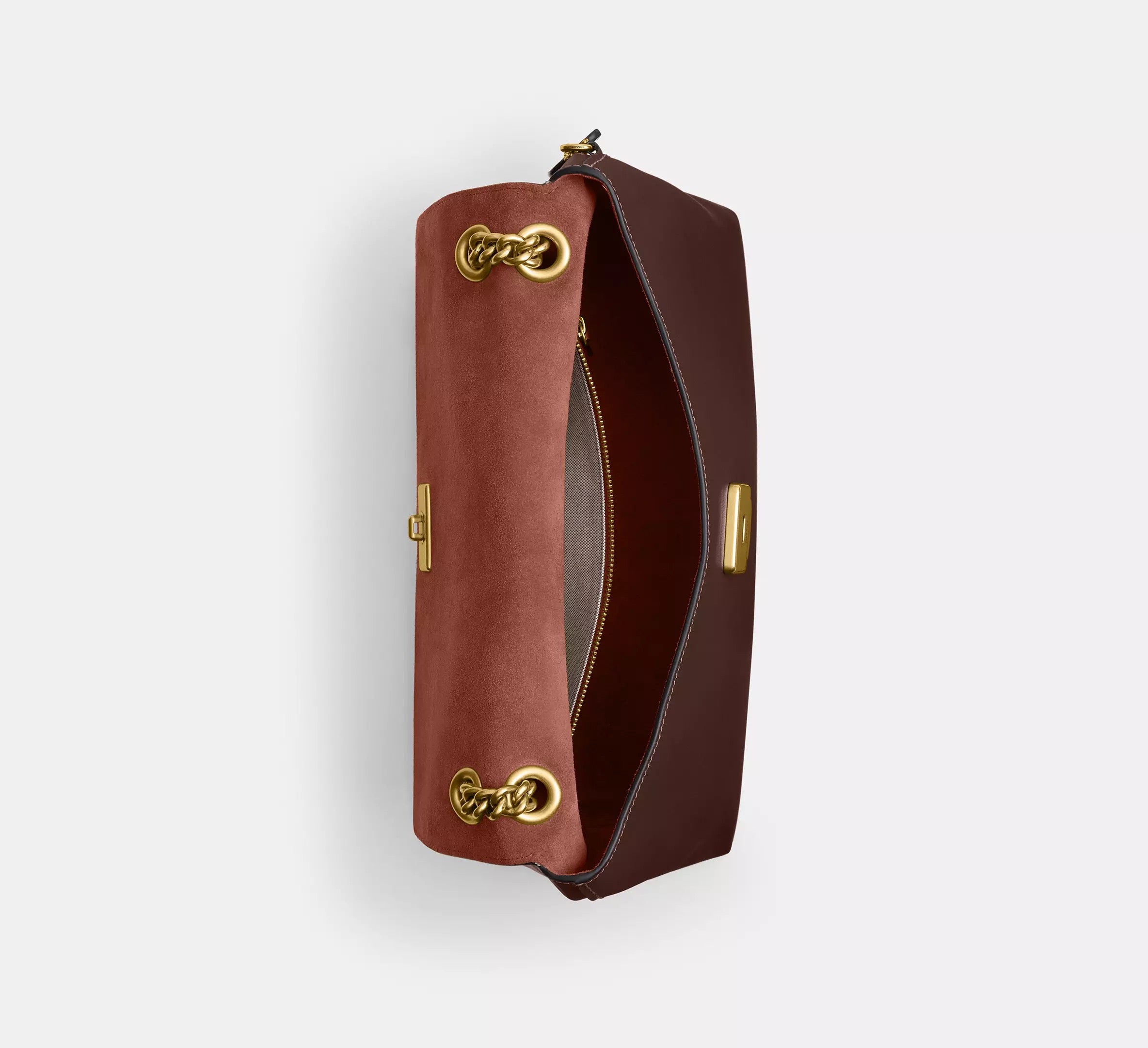 Chelsea Shoulder Bag 30 With Chain Brass/Maple