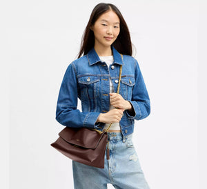 Chelsea Shoulder Bag 30 With Chain Brass/Maple