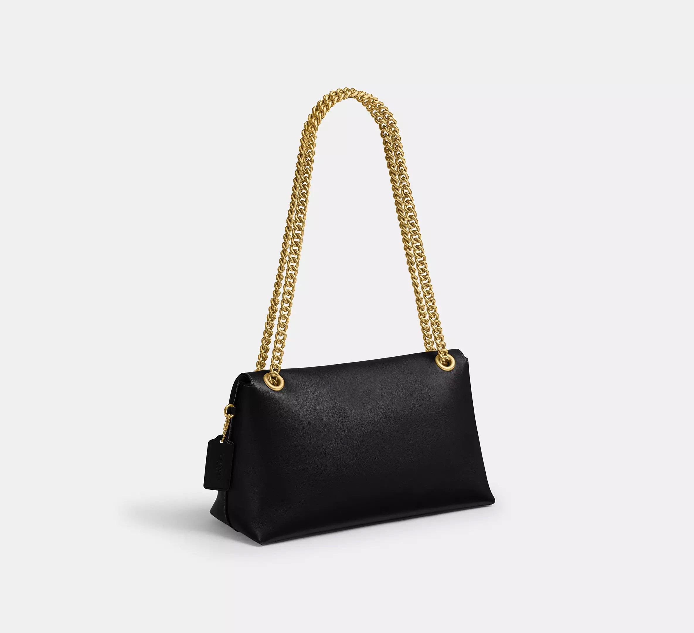 Chelsea Shoulder Bag 30 With Chain Brass/Black