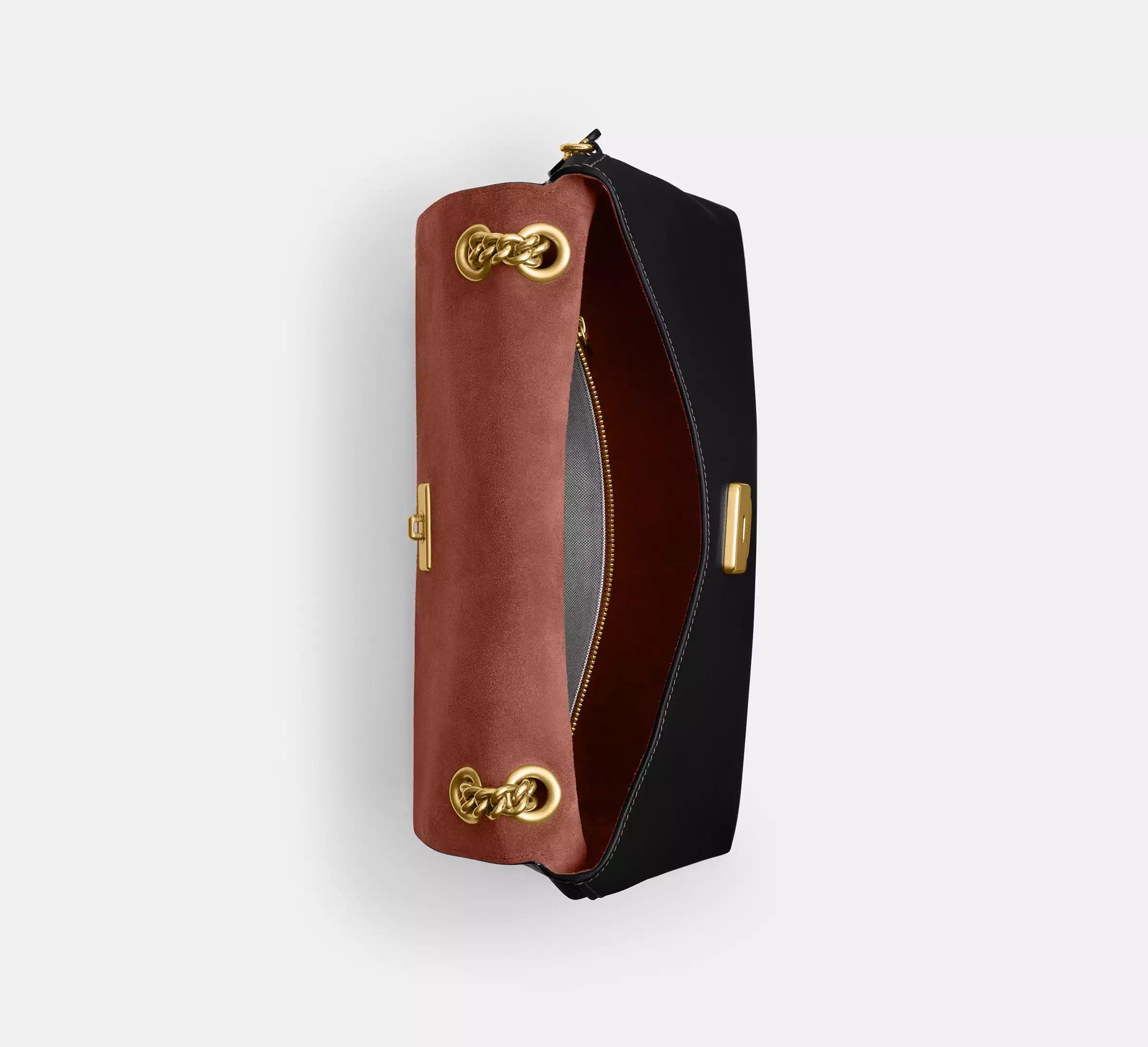 Chelsea Shoulder Bag 30 With Chain Brass/Black