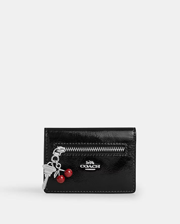 Card Case With Charms Black