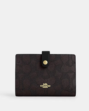 2-IN-1 WALLET IN BLOCKED SIGNATURE CANVAS