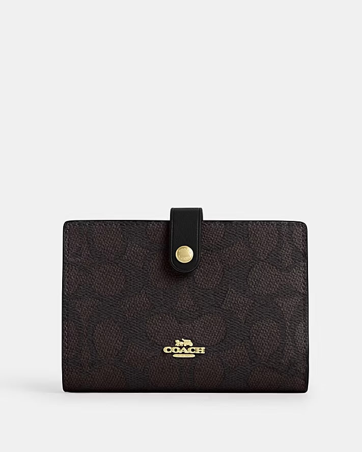 2-IN-1 WALLET IN BLOCKED SIGNATURE CANVAS