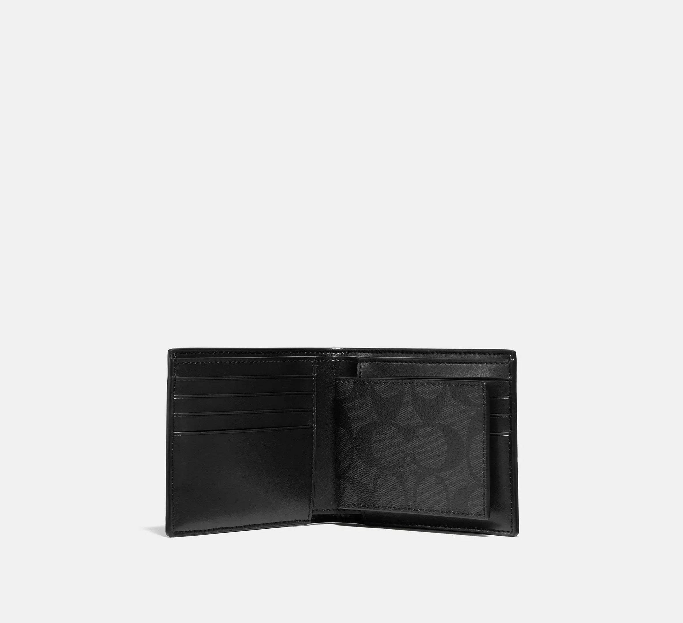 3-in-1 Wallet Set in Signature Canvas with Varsity Stripe