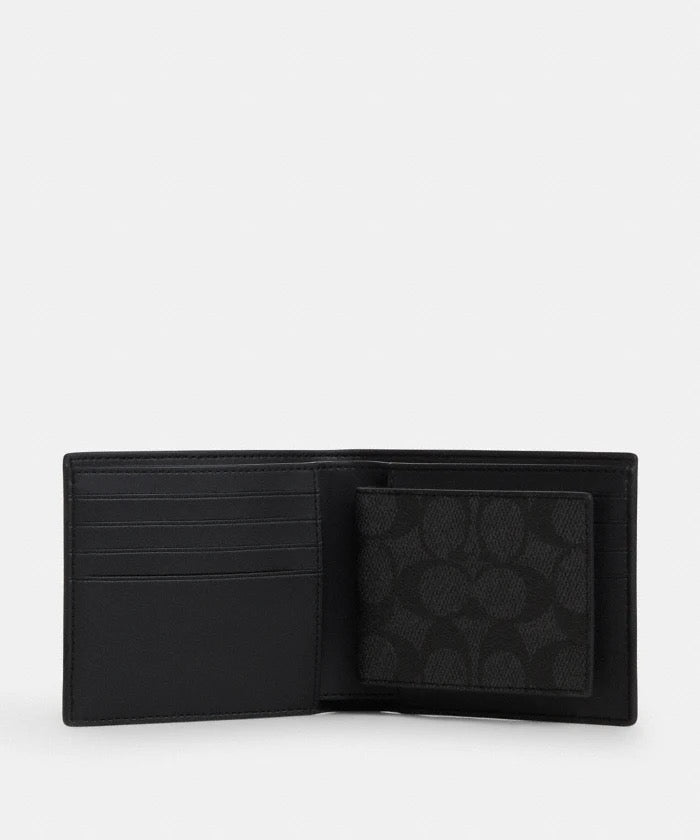 3-In-1 Wallet Gift Set In Signature Canvas