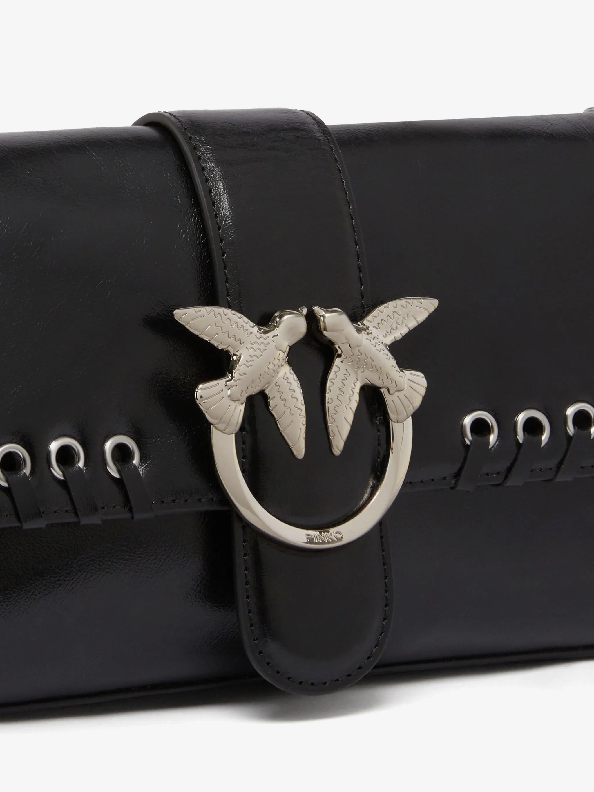 Soft Love Slouchy Fringe Shoulder Bag / Black