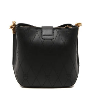 Leather bucket bag LOVE BUCKET WAVE LOGO