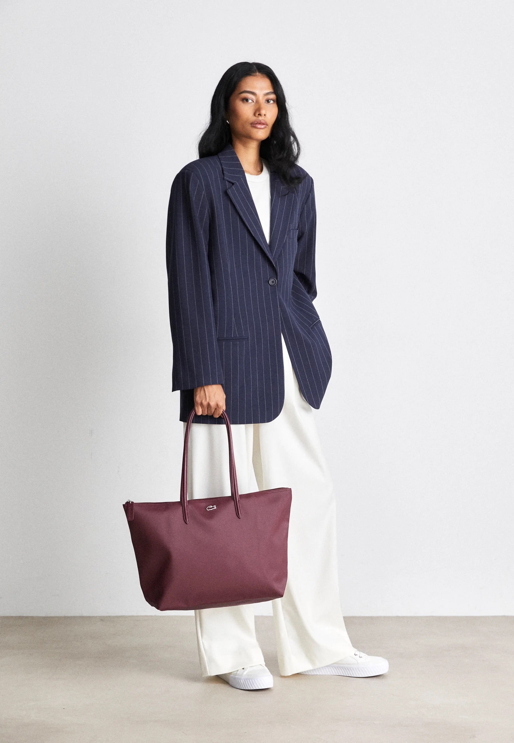 Tote Bag In Burgundy