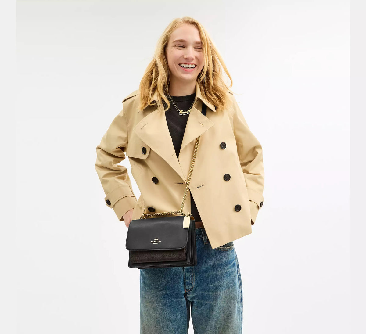 Klare Crossbody Bag In Signature Canvas