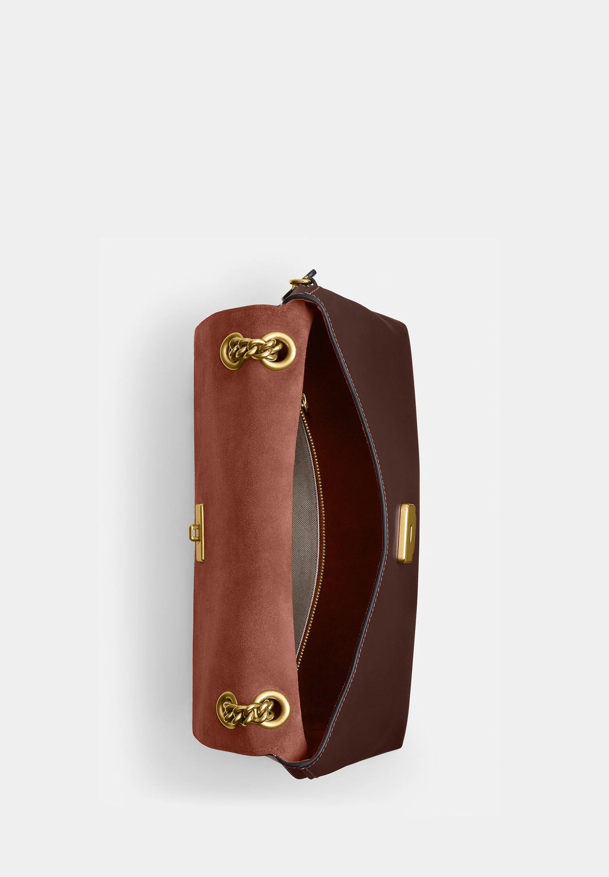 Chelsea Shoulder Bag 30 With Chain Brass/Maple