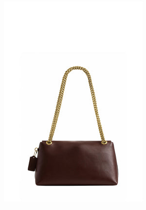 Chelsea Shoulder Bag 30 With Chain Brass/Maple