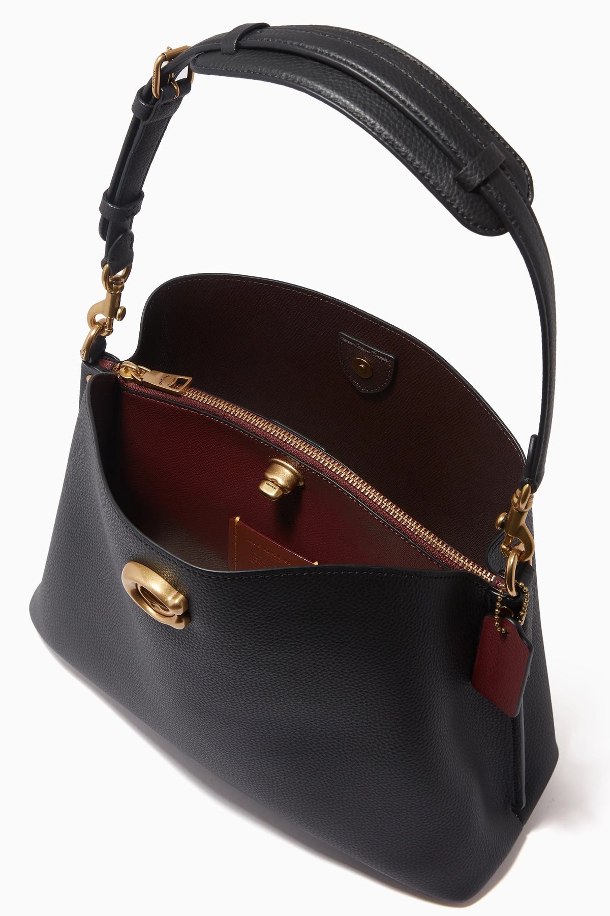 Willow Shoulder Bag in Pebble Leather