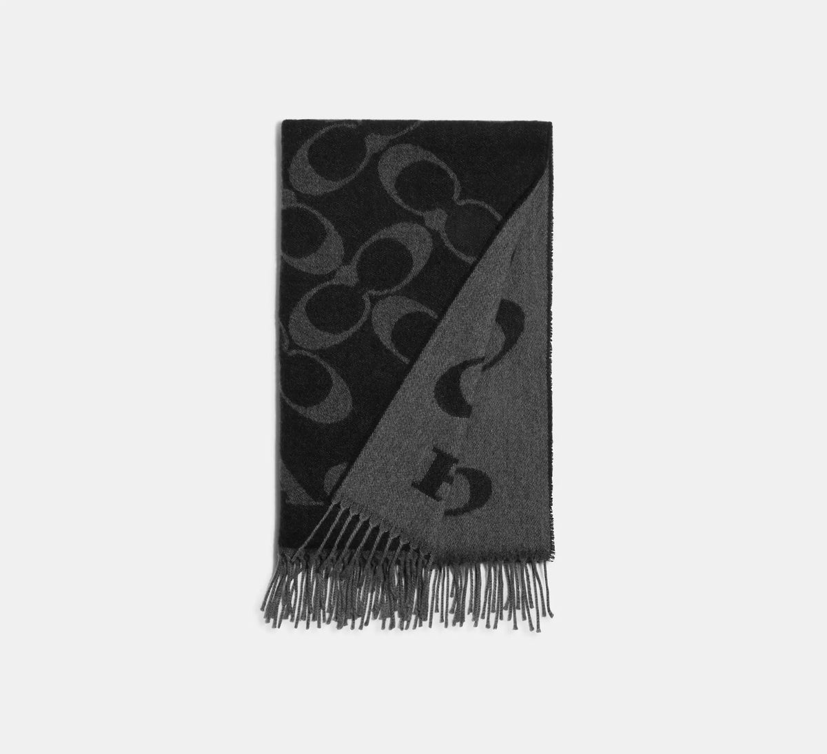 Signature Oversized Muffler Black