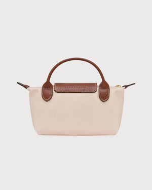 Le Pliage Original Pouch With Handle Beige