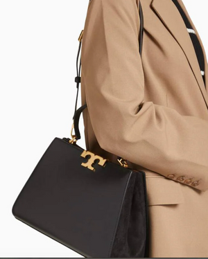 Tory Burch Large Eleanor Satchel Bag Black - Tory Burch product image 3