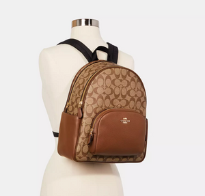 Court Backpack in Signature Canvas - original Coach - ShopVoo Egypt