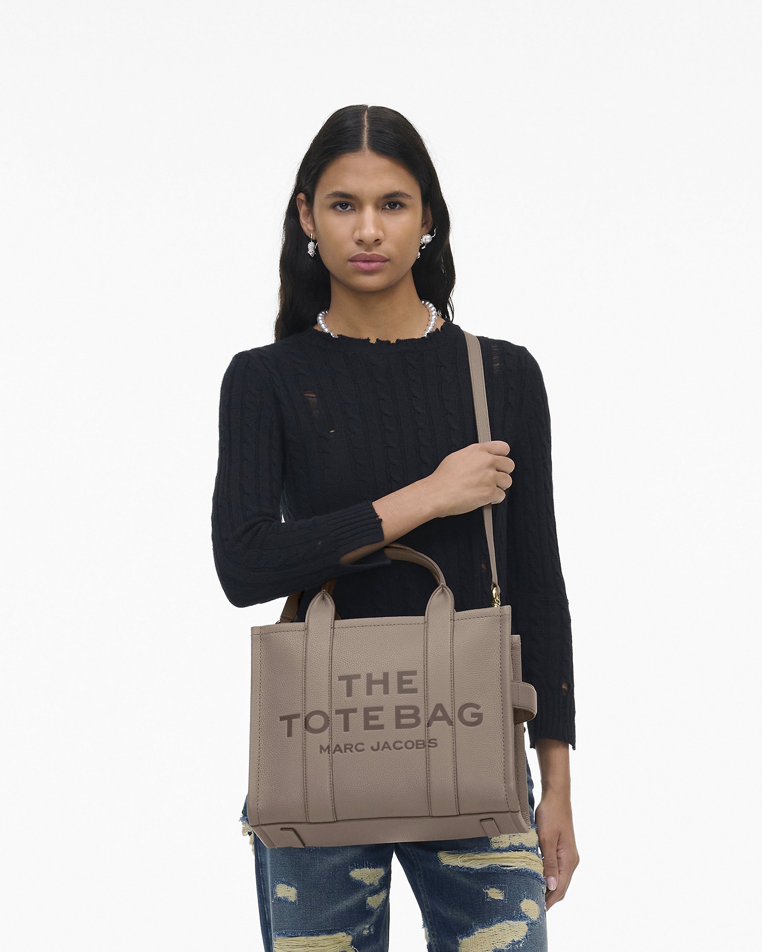 Marc Jacobs The Leather Medium Tote Bag