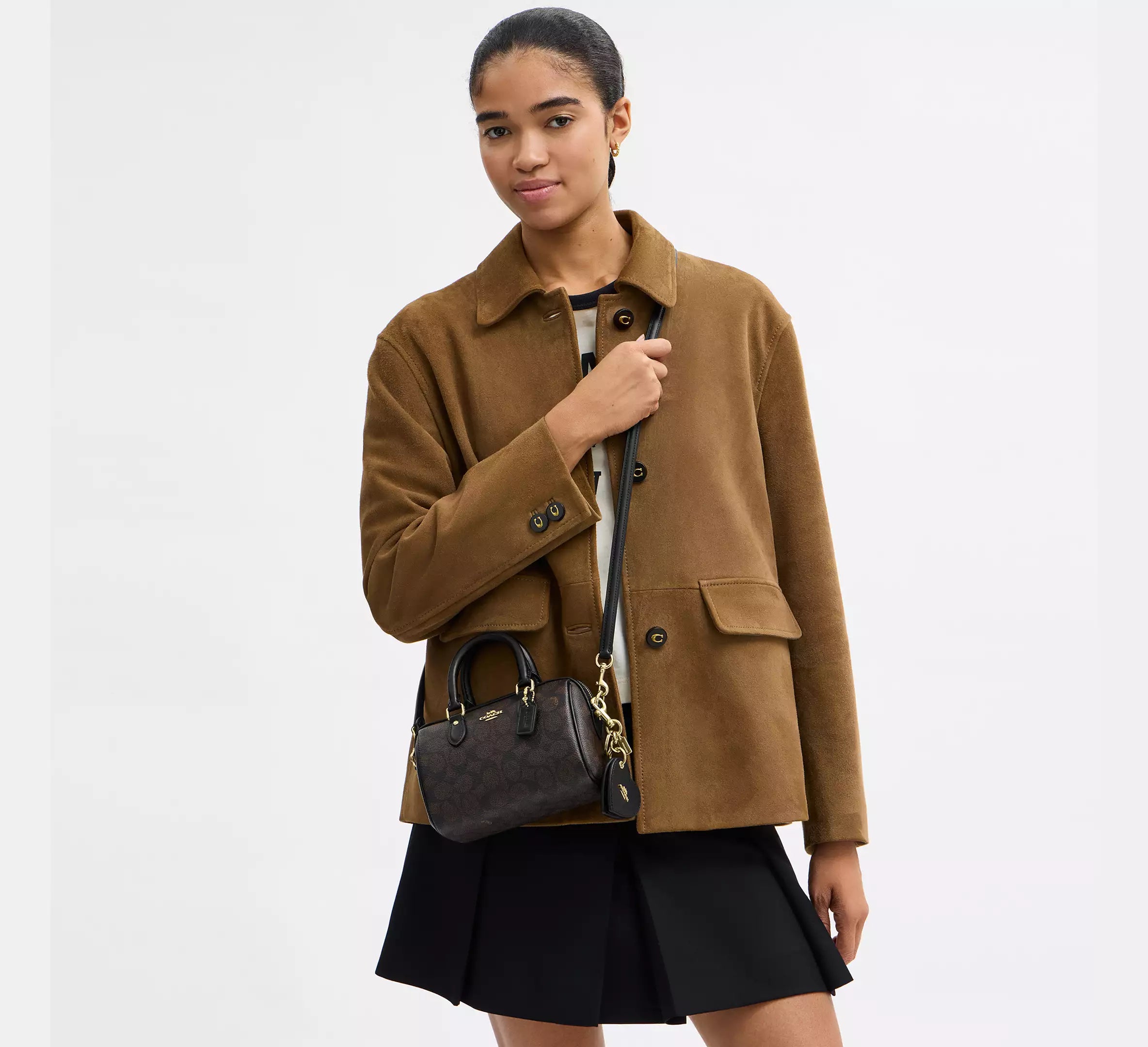 Mini Rowan Satchel Bag In Signature Canvas – Original – Immediate Delivery Egypt