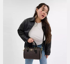 Rowan Satchel Bag In Signature Canvas