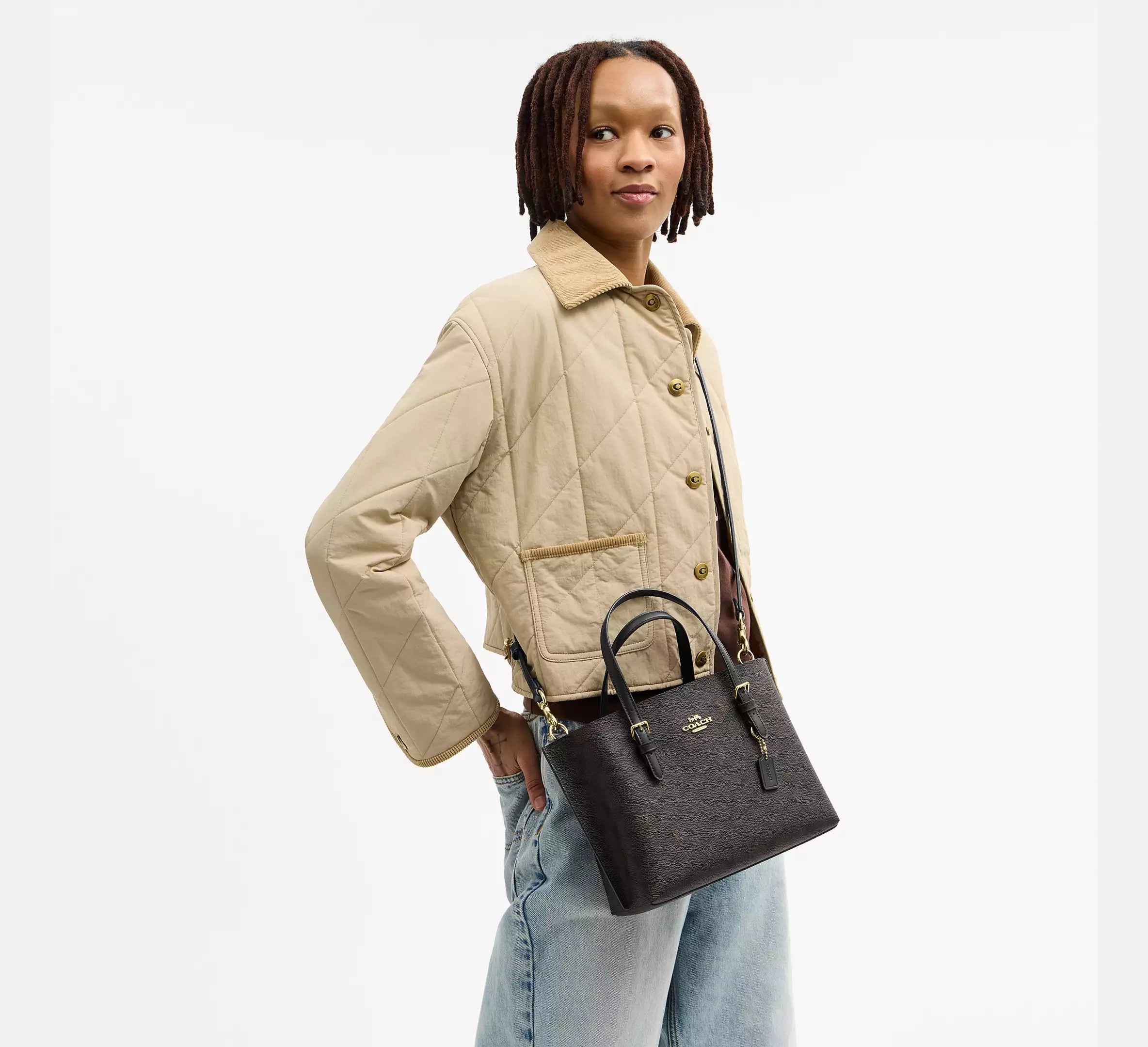 Mollie Tote Bag 25 In Signature Canvas