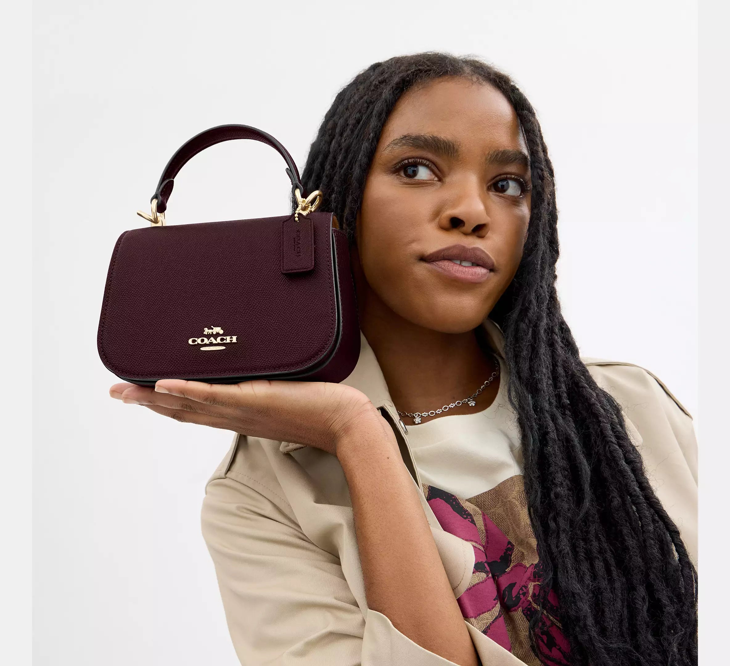 Lysa Top Handle Bag - original Coach - ShopVoo Egypt