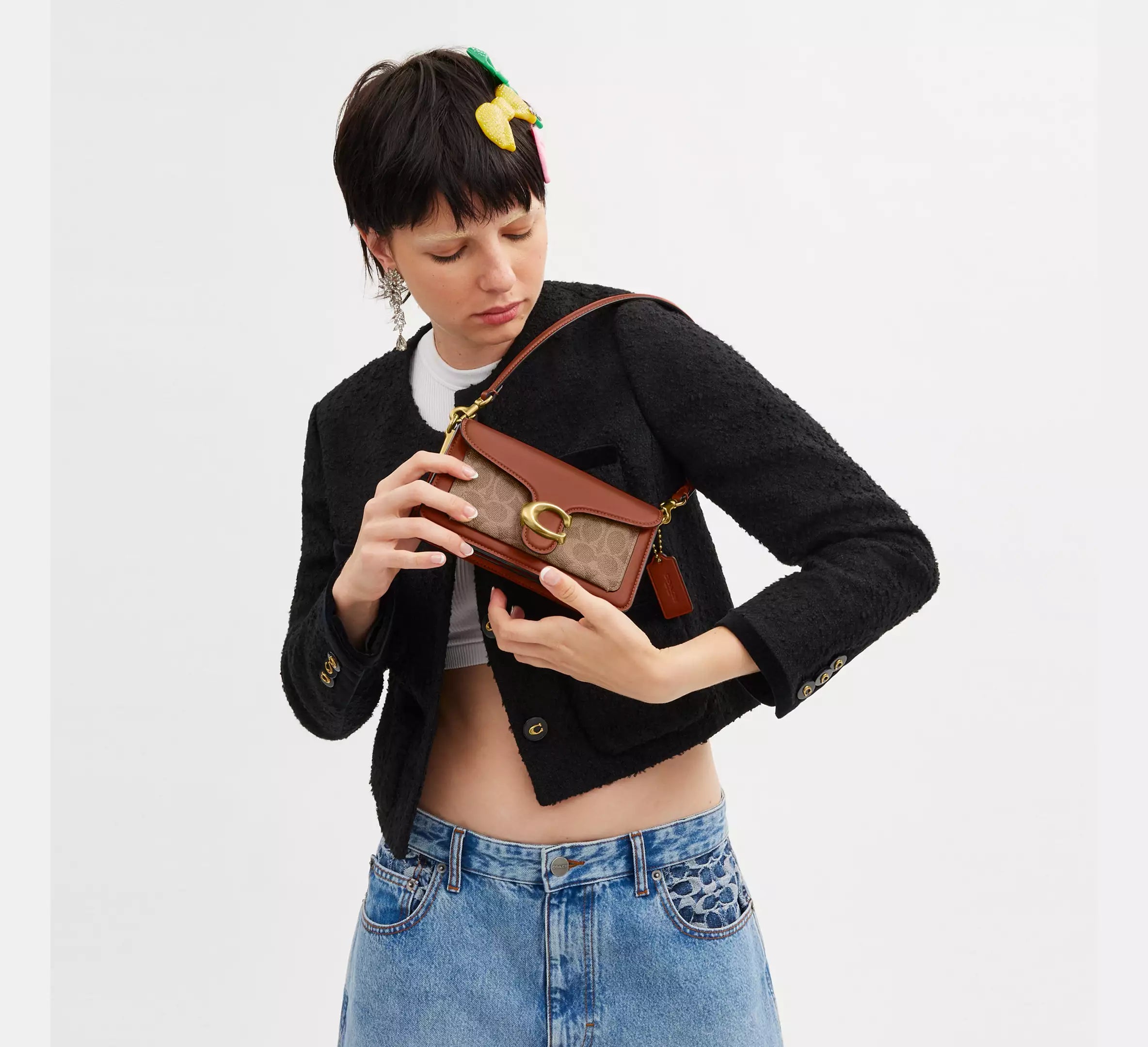 Tabby 20 shoulder bag crafted in signature canvas – Original – Immediate Delivery Egypt