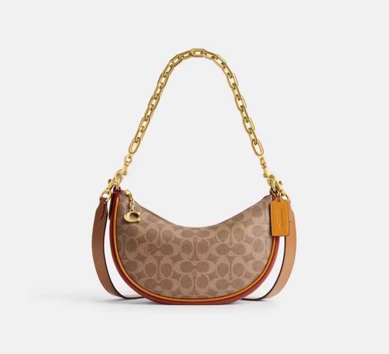 Mira Shoulder Bag In Signature Canvas