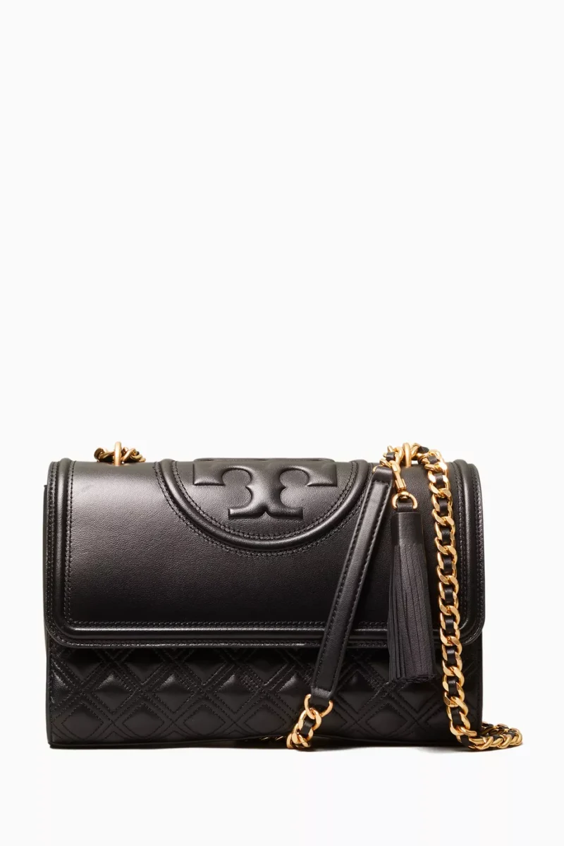 FLEMING CONVERTIBLE SHOULDER BAG BLACK
