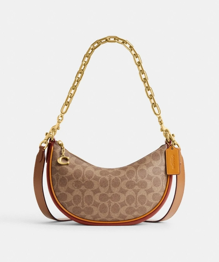 Mira Shoulder Bag In Signature Canvas